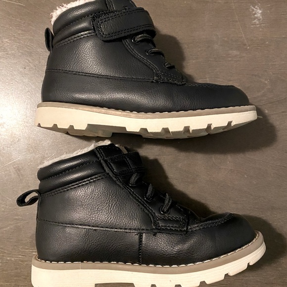 Boys faux leather boots - Picture 3 of 5